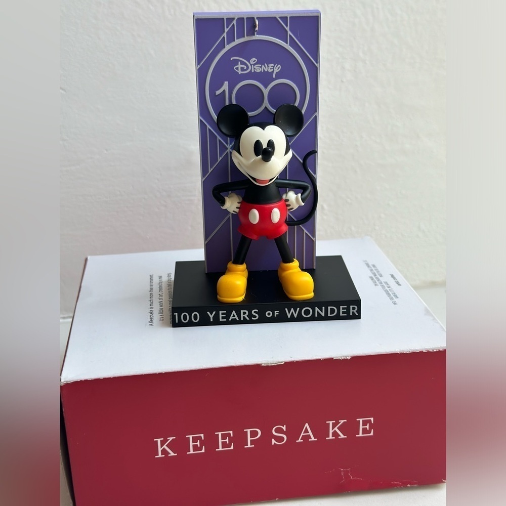2023 Hallmark Keepsake Ornament DISNEY 100 YEARS OF WONDER - Mickey Mouse - Picture 4 of 5